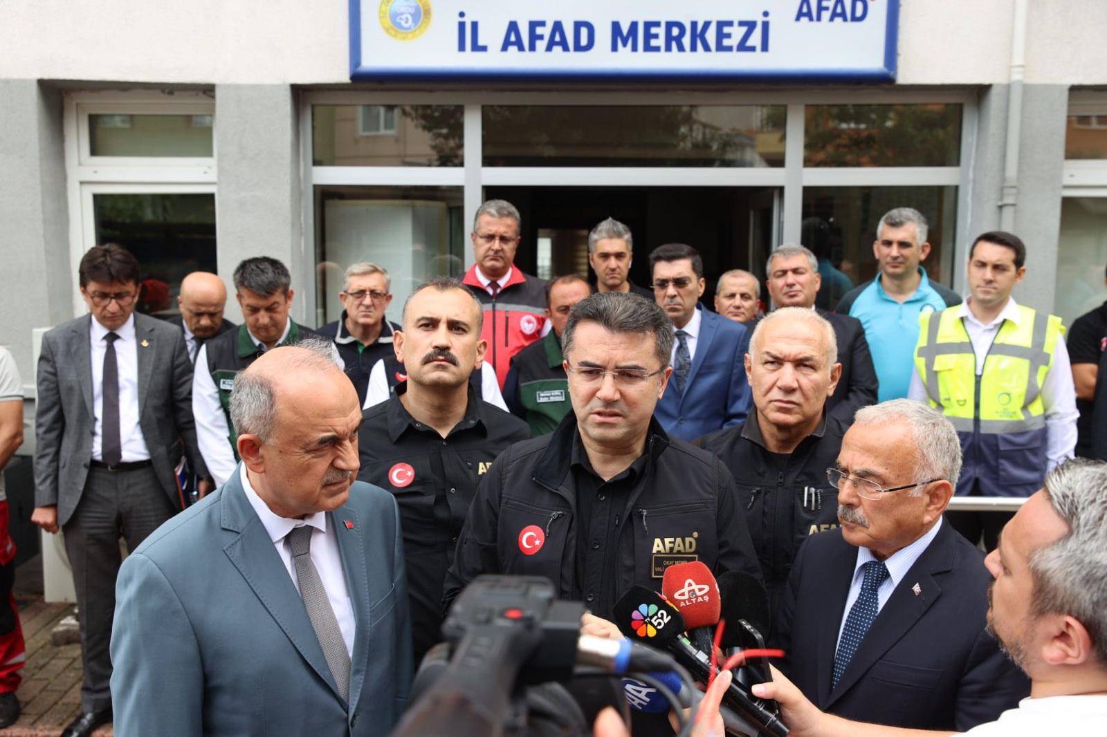 AFAD BAŞKANI MEMİŞ ORDU’DA